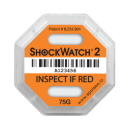 ShockWatch 2 Indicator & Ring Label - 75G (Orange)-image